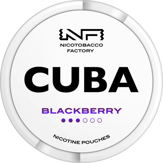 Cuba White BlackBerry 10.4mg/pouch